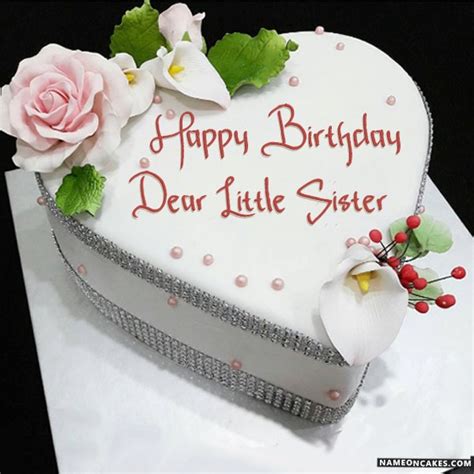 Happy Birthday Dear Little Sister Cake Images