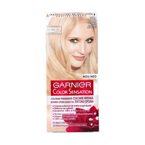 Vopsea De Par Permanenta Garnier Color Sensation 1021 Blond Perlat
