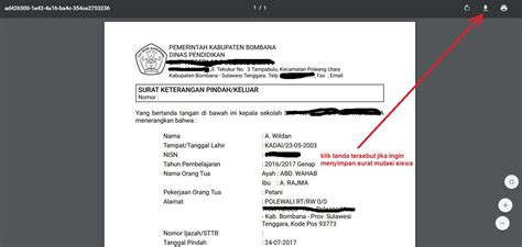 Cara Cetak Surat Mutasi Siswa Di Dapodik 2021 Online Gambaran