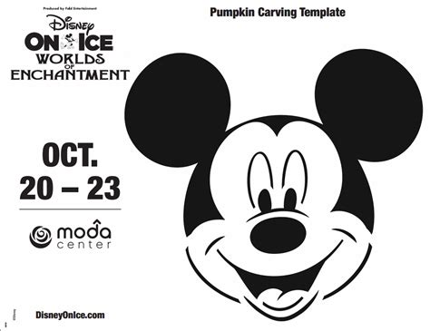 Printable Mickey Mouse Pumpkin Carving Template Life She Has