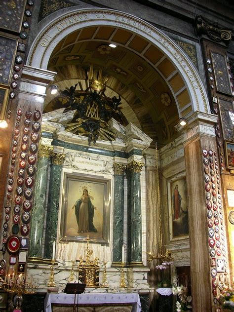 Sant Andrea Delle Fratte Cappella Madonna Miracolosa Basilica Di Sant Andrea Delle Fratte Roma