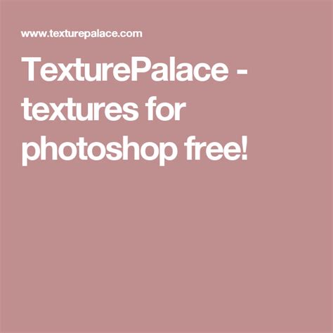 TexturePalace - textures for photoshop free! | Photoshop tutorial, Free photoshop, Photoshop