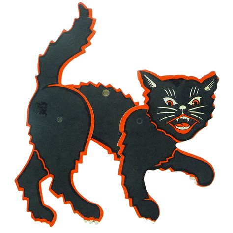 Check spelling or type a new query. Vintage BLACK CAT Halloween Decoration (1960?s) H. E ...