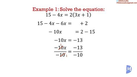 17 Simplifying And Solving Equations Terkini