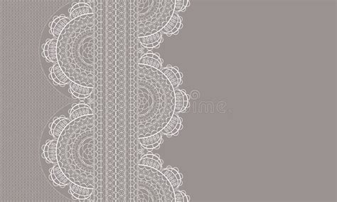 White Lace Pattern Stock Vector Illustration Of Ornamental 99691933