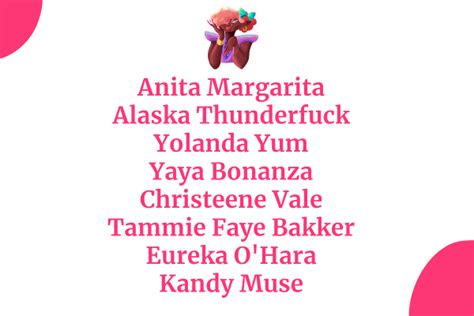 Official Drag Name Generator Get The Perfect Name Now 👑