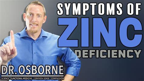 Symptoms Of Zinc Deficiency Healing Saga