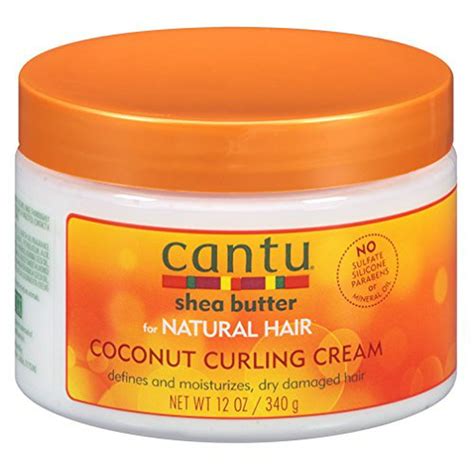 Cantu Natural Hair Coconut Curling Cream 12oz Jar 2 Pack Walmart