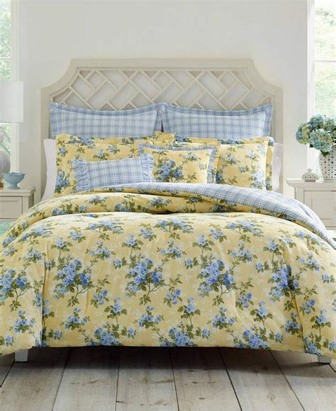 Macy's has several 8 piece bedding sets in your choice of size for. Laura Ashley Cassidy Bedding Collection & Reviews ...