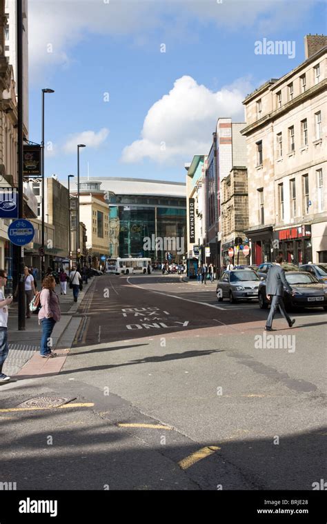 View Of Newgate St In Newcastle City Centre North East England Stock