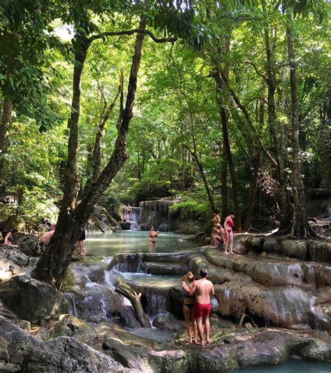 Explored Erawan Falls In Kanchanaburi Thailand Rpics