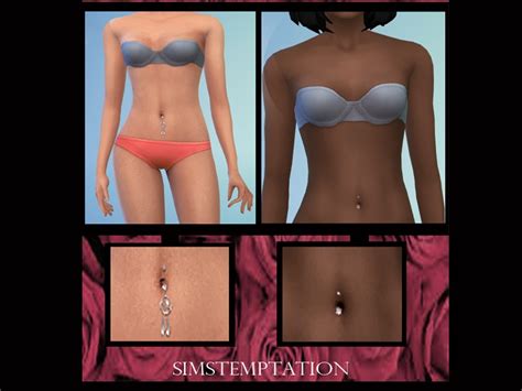 Sims 4 Belly Button Piercing Navel Piercing Belly
