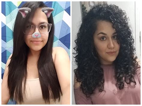 Straight Vs Curly It Had Been Almost A Year Since I Last Straightened