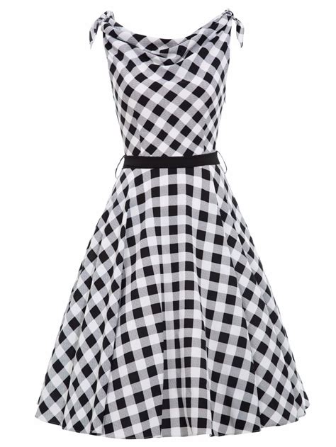 2017 women summer sashes sleeveless v neck party retro dresses vintage dress 1950s print style