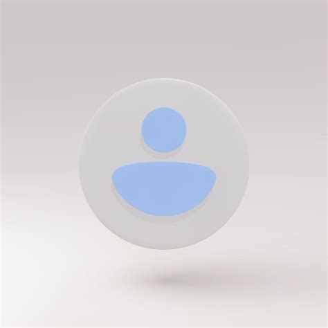 Premium Vector 3d User Icon Human Icon Business Avatar Symbol User