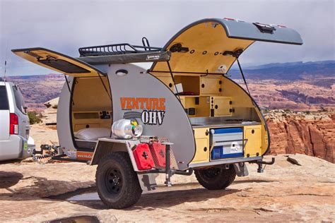 Rugged Teardrop Trailer Spreads Its Gullwings Deep Into The Wild