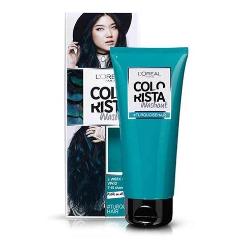 3.5 out of 5 stars. Colorista Washout Turquoise Semi-Permanent Hair Dye ...