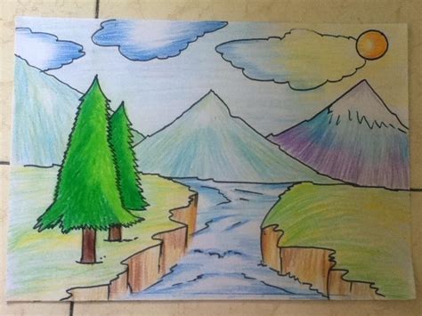 How To Draw Landscapes Beginners Images And Photos Finder