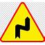 Free Download  Equilateral Triangle Traffic Sign Polygon