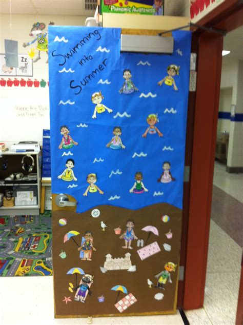 Sweltering temps can take a toll on your favorite planters, so we have a few ideas for you. Summer door decorations ;) | Door decorations classroom ...