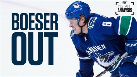 Brock Boeser Is Likely To Miss The Rest Of The Regular Season Instant