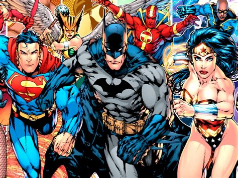 The Jla Justice League Characters Dc Comics Poster Dc Comics Wallpaper