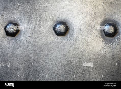 Black Metal Plate Or Armour Texture With Rivets Stock Photo Alamy