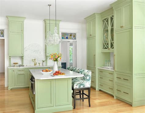 Sophisticated ways to decorate with pastels mint kitchen green. Modern Color Splash: Gorgeously Green Kitchen Cabinets ...