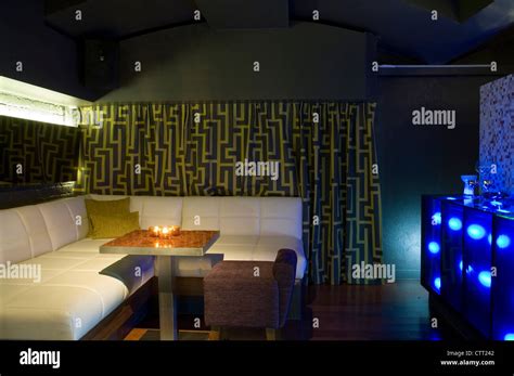 Satmoko Ball Architects Bureau Nightclub Seating Area Detail With Blue
