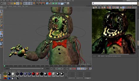 Withered Bonnie Cinema 4d Render Five Nights At Freddys Amino