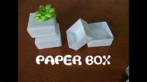 Simple Paper T Box Standard A4 Sheet Diy Origami Youtube
