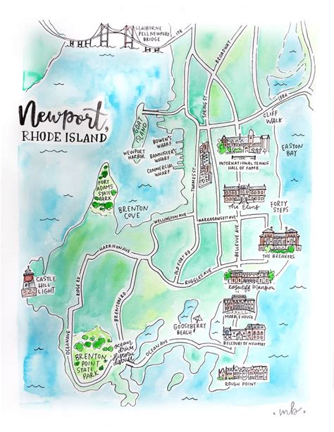 Newport Ri Tourist Map Best Tourist Places In The World