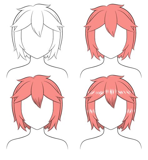 Pin By Jaslyn On Kỹ Thuật Anime Hair Shading Anime Hair How To Draw