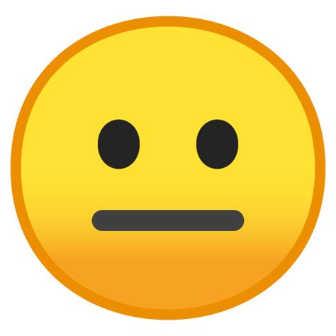 1 straight faced emoji products found. Neutral face Icon | Noto Emoji Smileys Iconset | Google