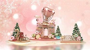 如心廣場聖誕｜首個戶外飄雪光影匯演＋7米高粉紅手工糖聖誕樹！