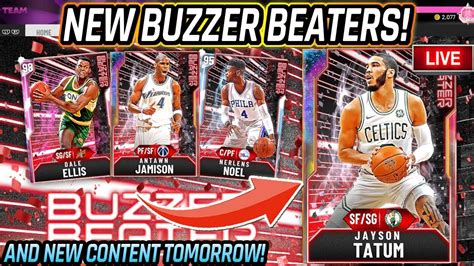 Nba 2k20 Myteam New Content Tomorrow New Buzzer Beater Cards Galaxy