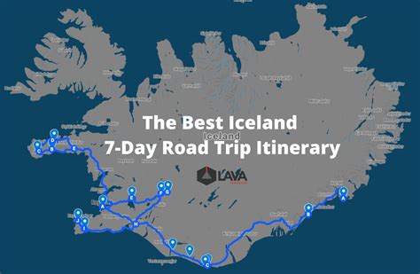 Best Iceland 7 Day Road Trip Itinerary Summer Winter Lava Car Rental