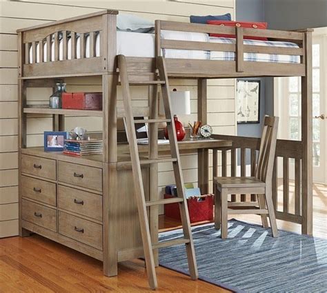 Queen Size Loft Bed With Closet