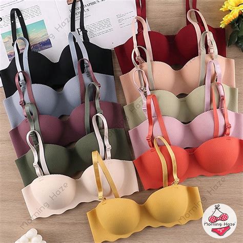 Seamless Breathable Comfortable Push Up Bra Strapless Nonwire Bralette