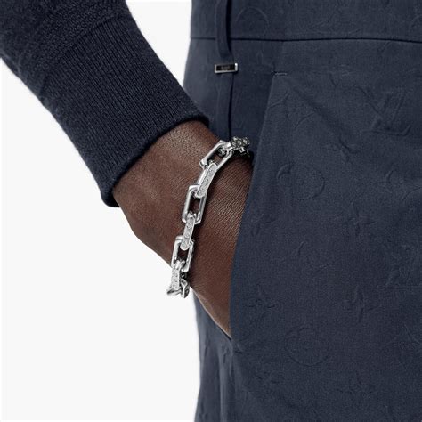 Monogram Chain Bracelet S00 Men Fashion Jewelry Louis Vuitton