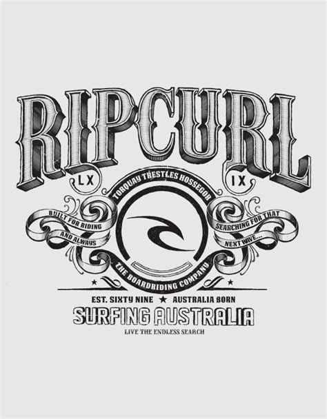 Various Artworks And Lockups For Rip Curl Surfing Co Rip Curl Surf