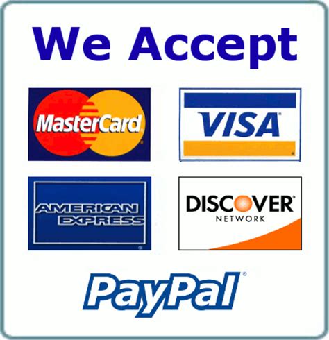 If you need to send someone money and you both have paypal, you can just zap the funds to them electronically. We accept credit cards sign - Credit Card