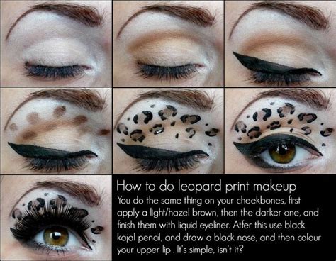 How To Do Leopard Print Makeup Eye Makeup Tutorial Eye Makeup Makeup