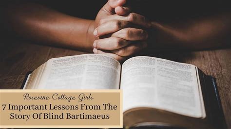 Important Lessons From The Story Of Blind Bartimaeus