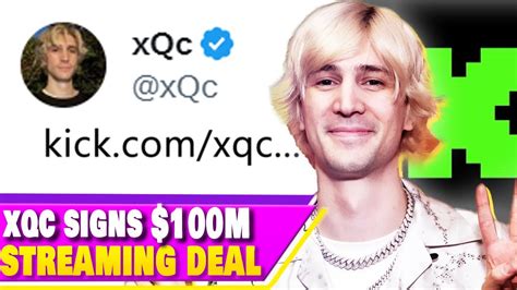 Xqc Signs 100 Million Streaming Contract Youtube