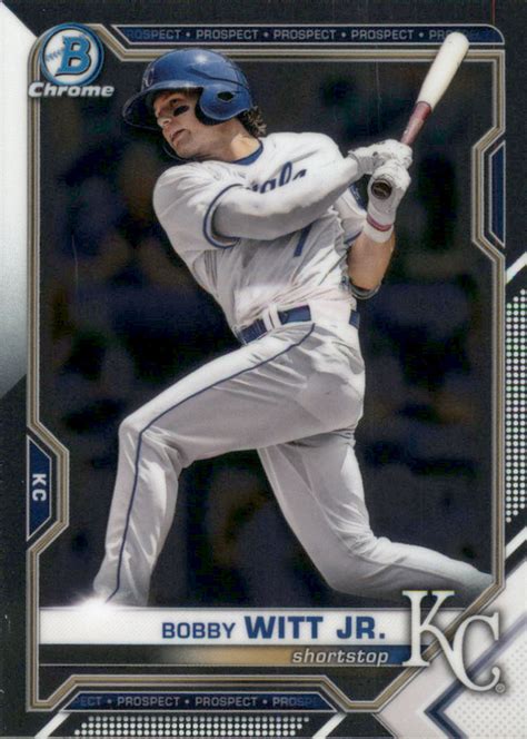 Bobby Witt Jr Baseball Price Guide Bobby Witt Jr Trading Card Value