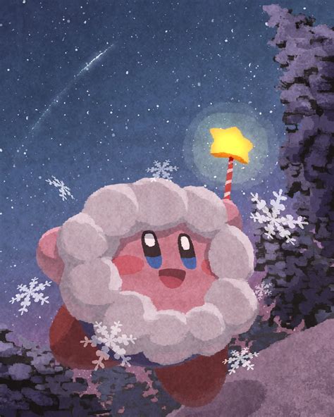 Miclot Freeze Kirby Kirby Kirby Series Nintendo Highres Blue Eyes Blush Stickers Comet