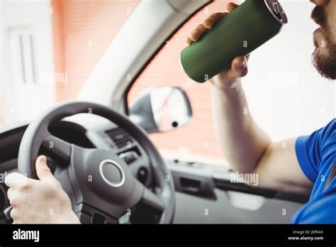 Man Driving While Drunk Stock Photo Alamy