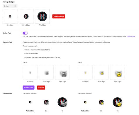 Subscriber Badge Guide
