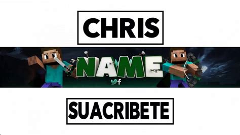 Epic Free Minecraft Banner Template C4d Photoshop Youtube